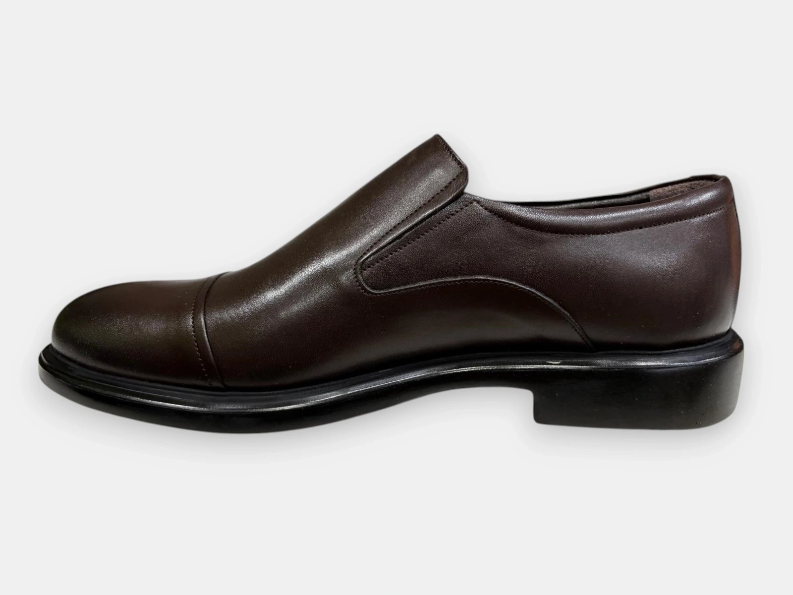 YAVUZLAR İY-1021 ERKEK DERİ DÜZ HAFİF KLASİK AYAKKABI KAHVE