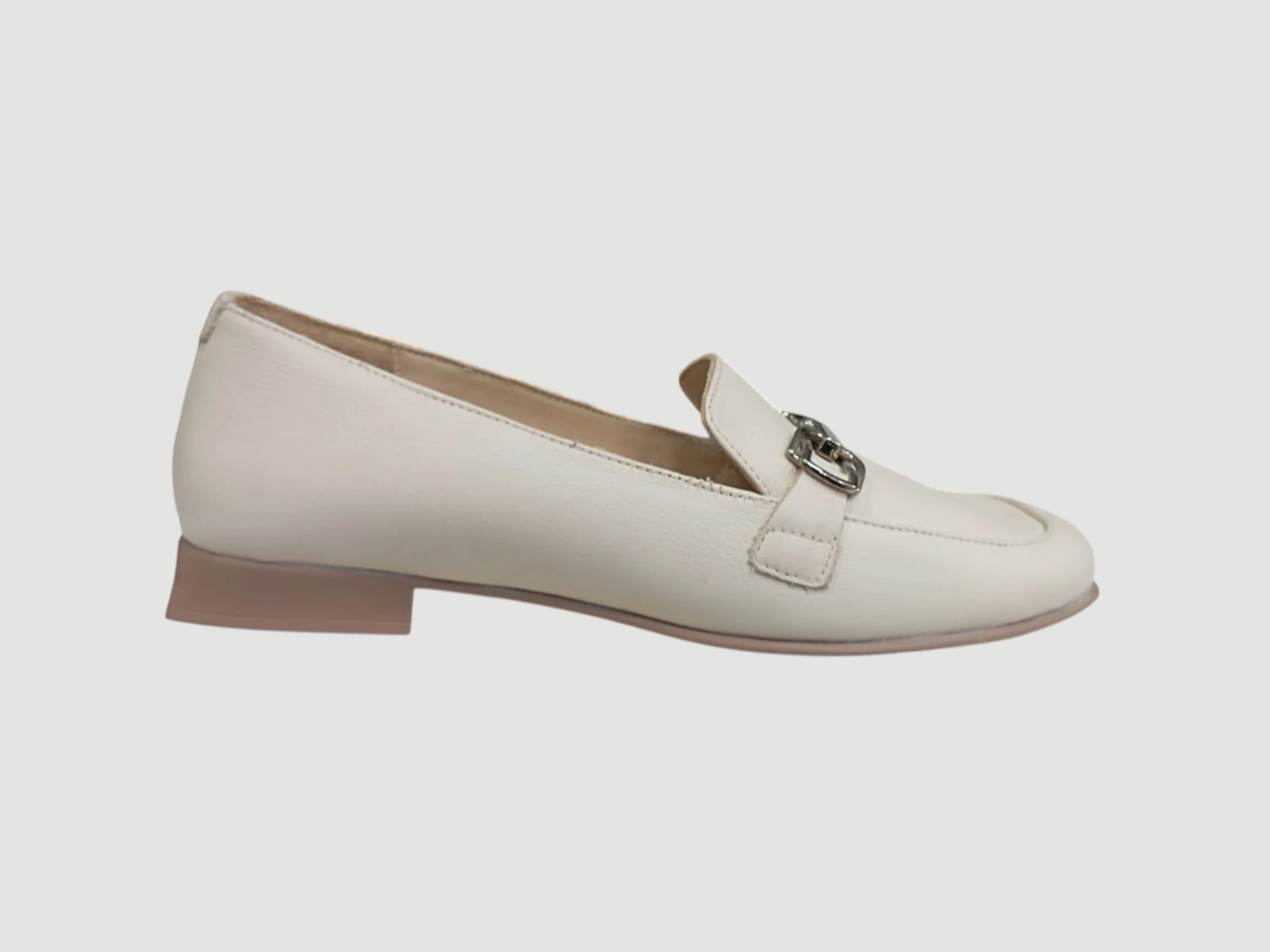 ALBİNİ 25Y100779 KADIN DERİ BABET AYAKKABI BEJ