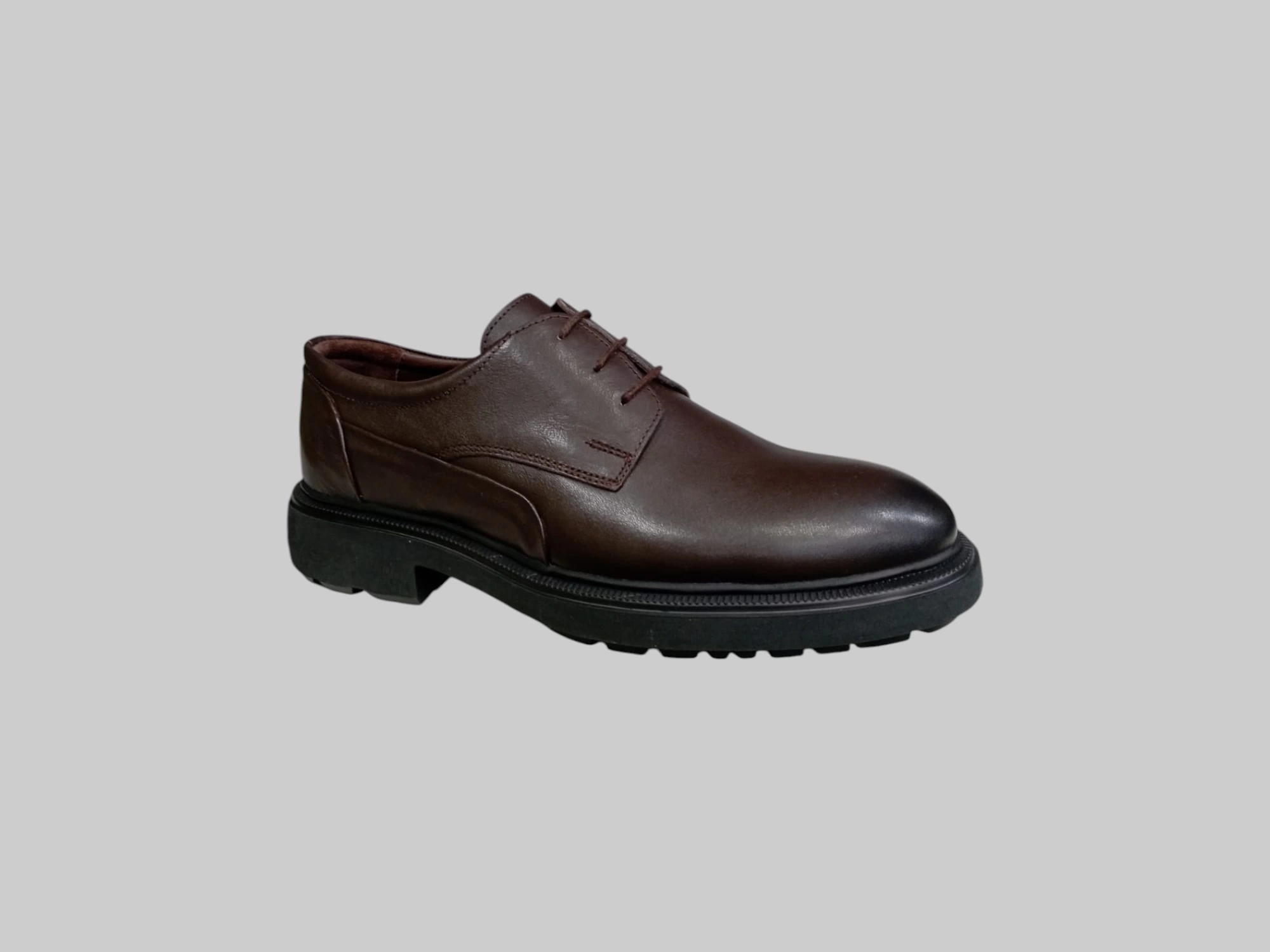CASTLE BLACK CB-31283-1 ERKEK HAKİKİ DERİ KLASİK AYAKKABI KAHVE