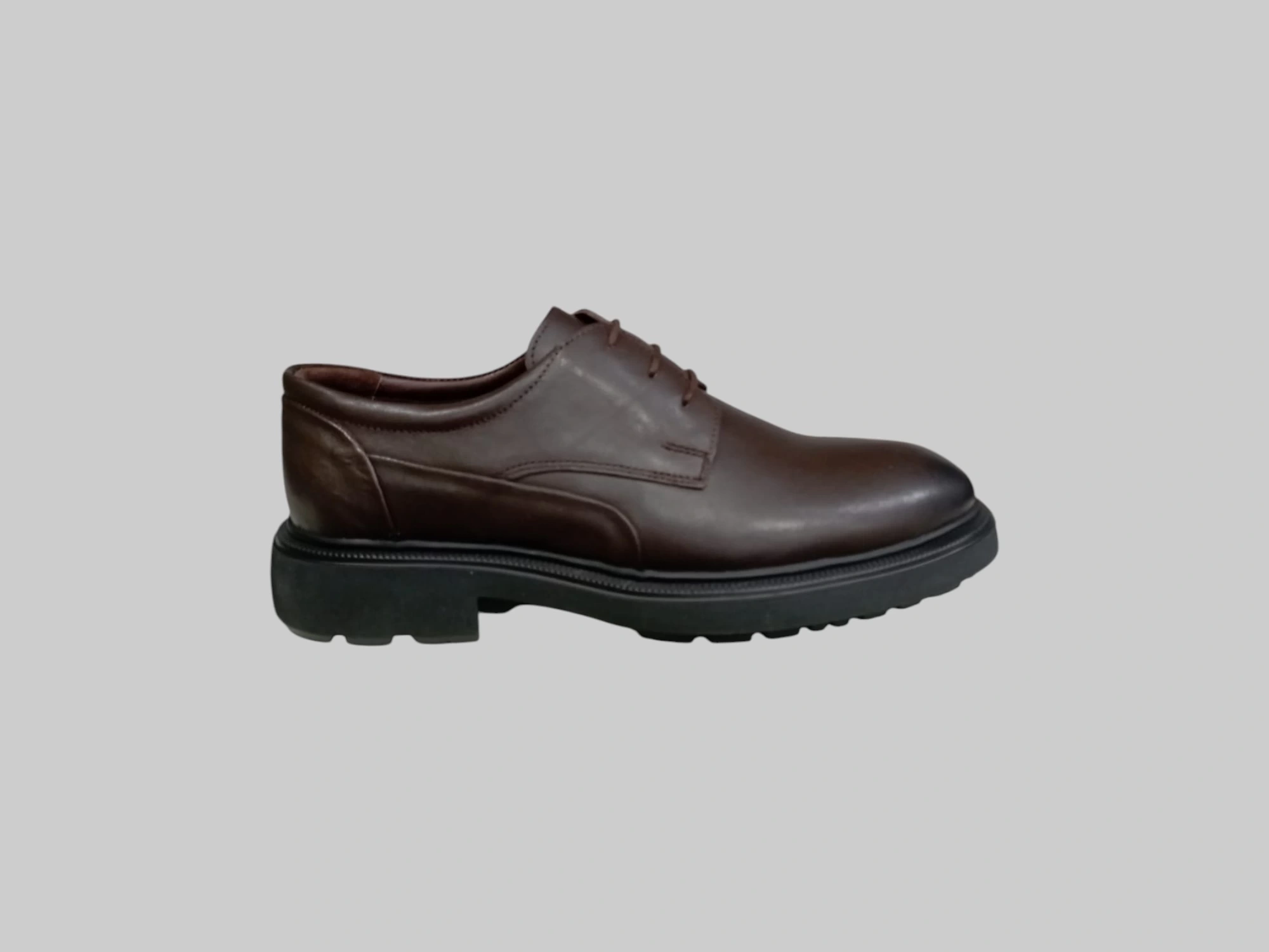CASTLE BLACK CB-31283-1 ERKEK HAKİKİ DERİ KLASİK AYAKKABI KAHVE