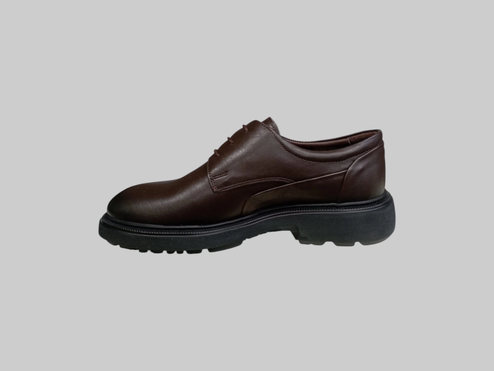 CASTLE BLACK CB-31283-1 ERKEK HAKİKİ DERİ KLASİK AYAKKABI KAHVE