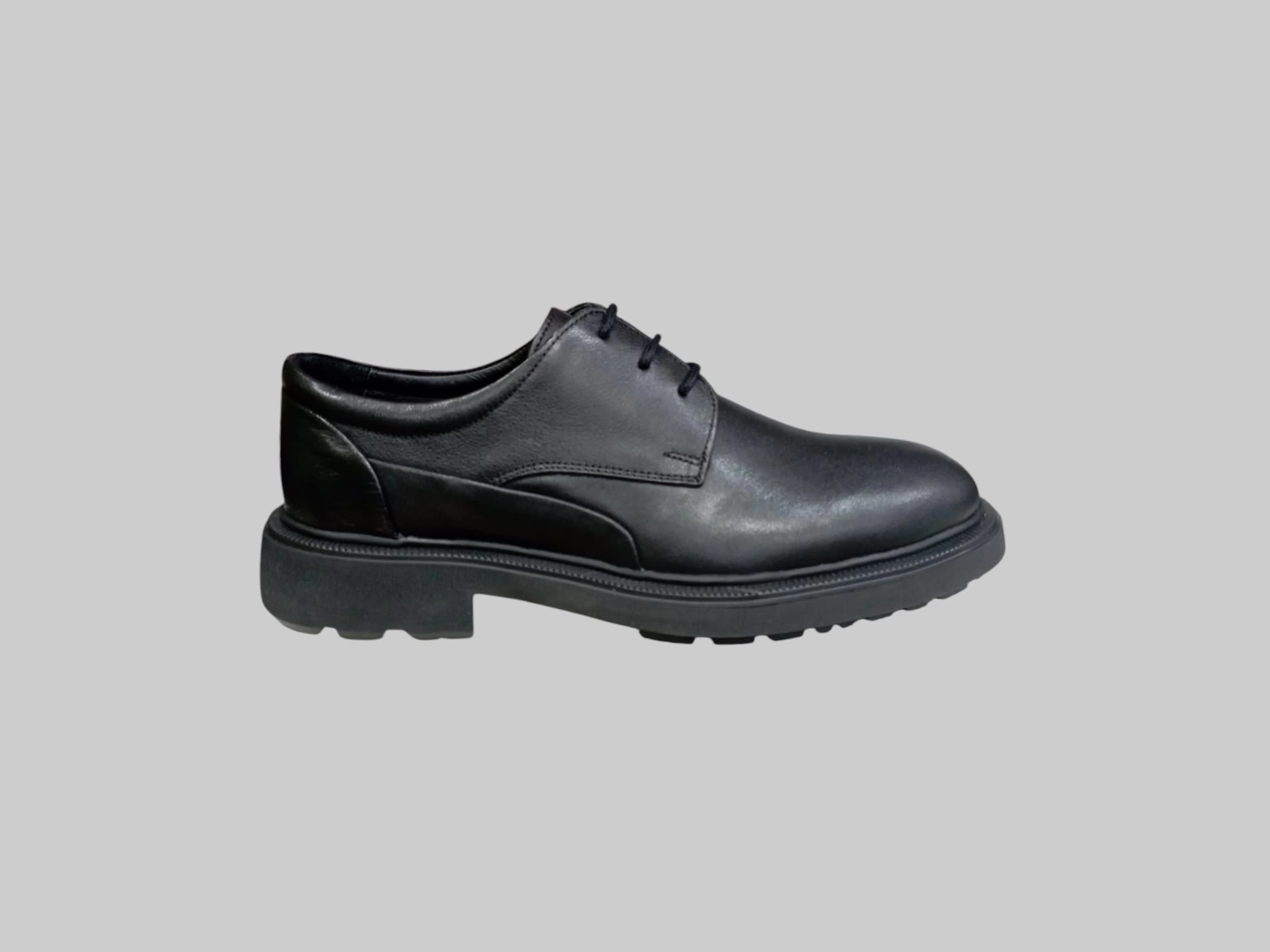 CASTLE BLACK CB-31283-1 ERKEK HAKİKİ DERİ KLASİK AYAKKABI SİYAH