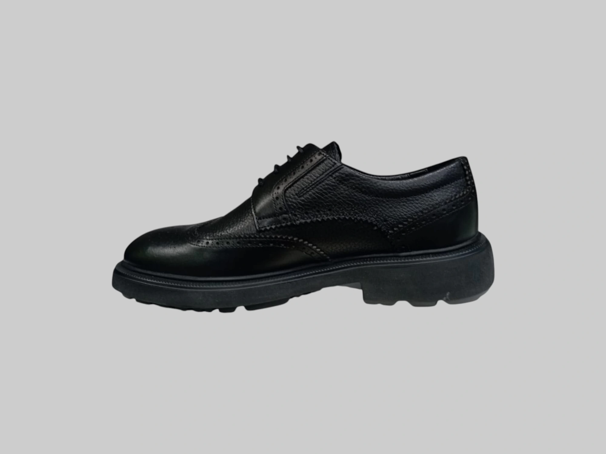 CASTLE BLACK CB-31285-1 ERKEK HAKİKİ DERİ KLASİK AYAKKABI SİYAH
