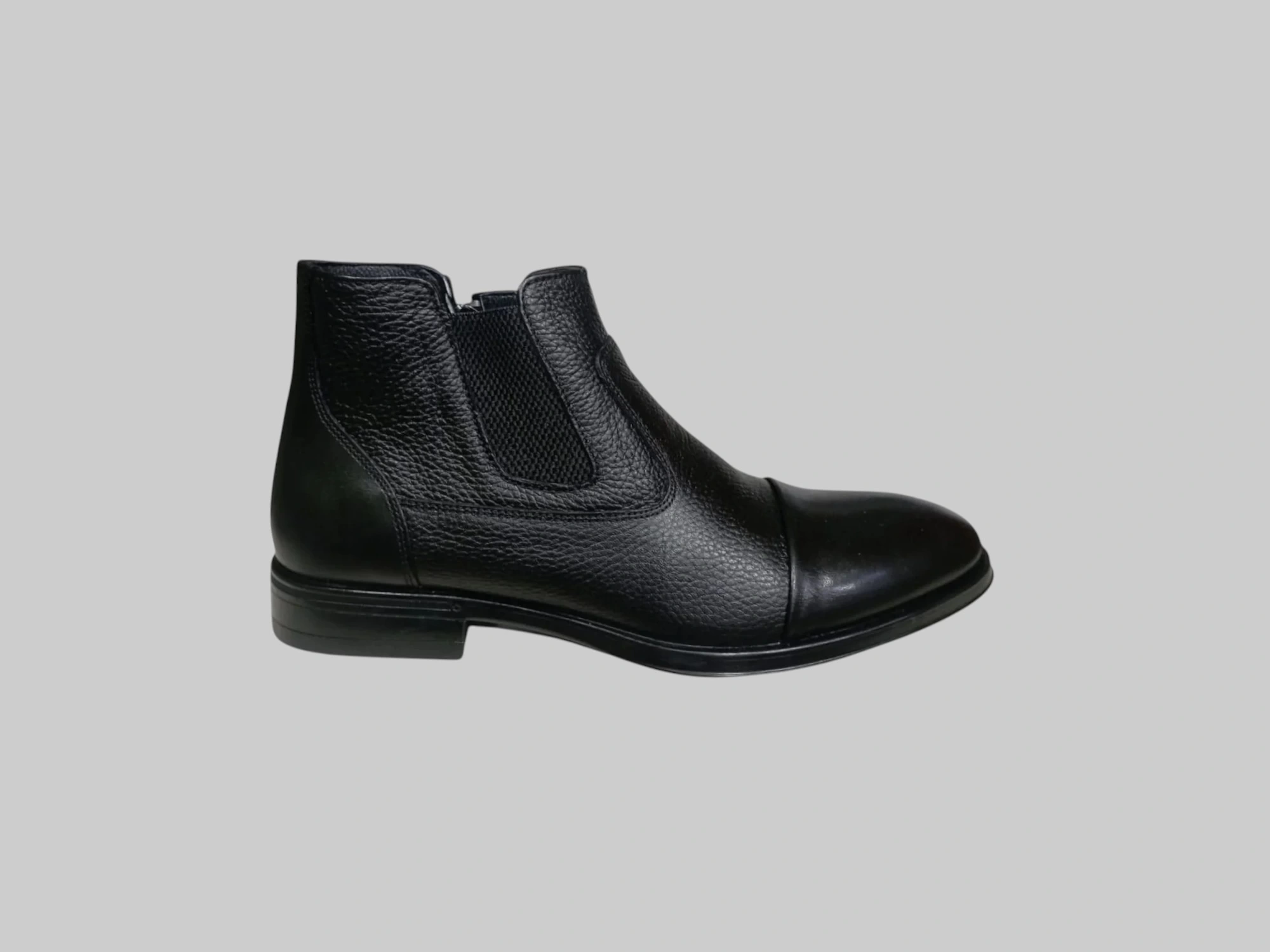 CASTLE BLACK CB-31321-1 ERKEK HAKİKİ DERİ KLASİK BOT SİYAH