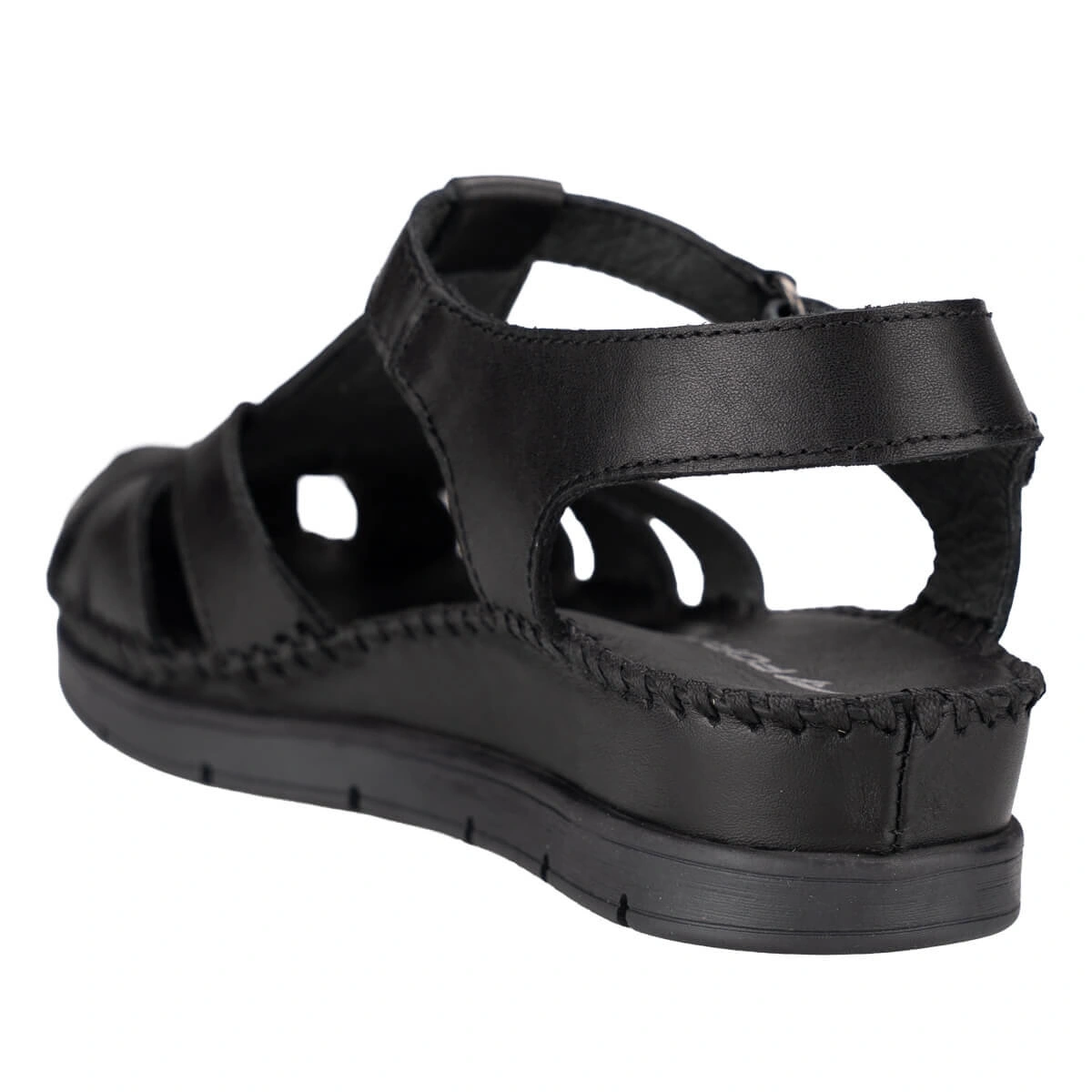 FORELLİ BONİTA-G KADIN DERİ COMFORT SANDALET SİYAH