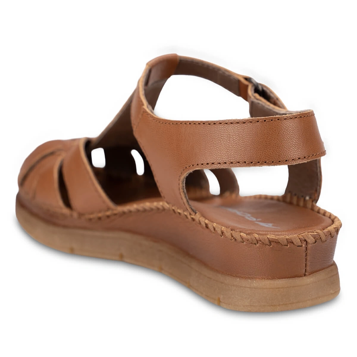 FORELLİ BONİTA-G KADIN DERİ COMFORT SANDALET TABA