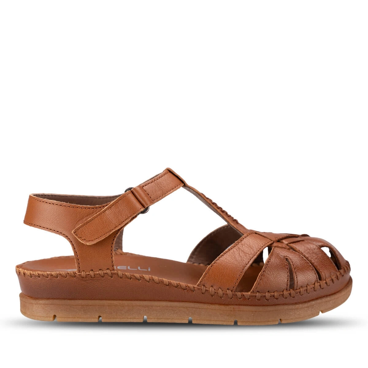 FORELLİ BONİTA-G KADIN DERİ COMFORT SANDALET TABA