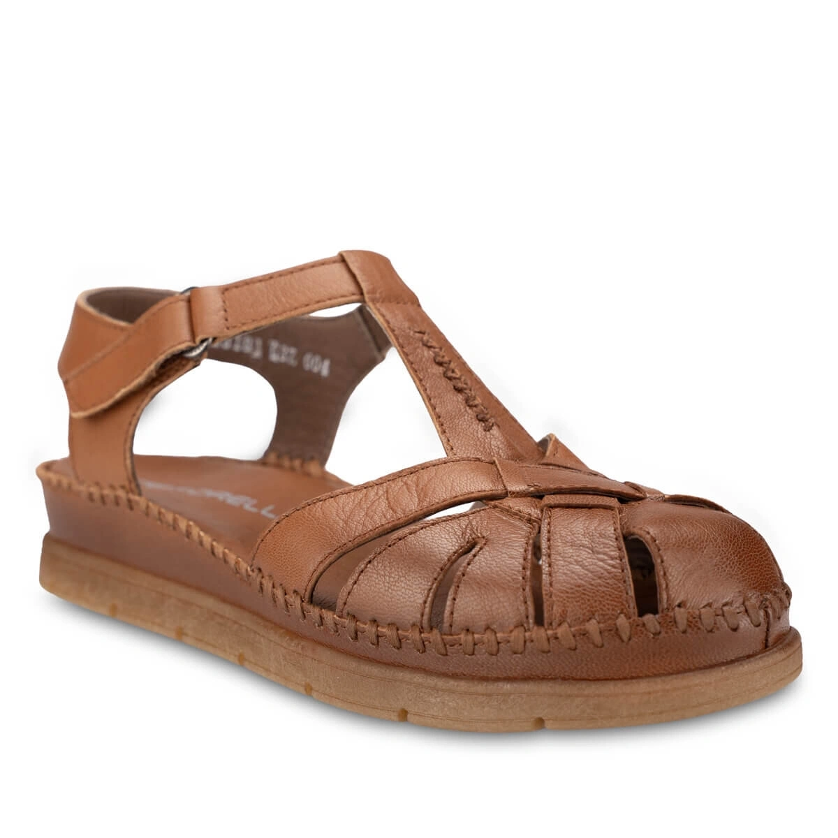 FORELLİ BONİTA-G KADIN DERİ COMFORT SANDALET TABA