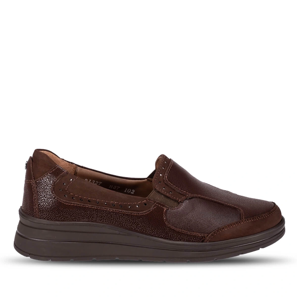 FORELLİ FAYE-H KADIN COMFORT DERİ AYAKKABI KAHVE