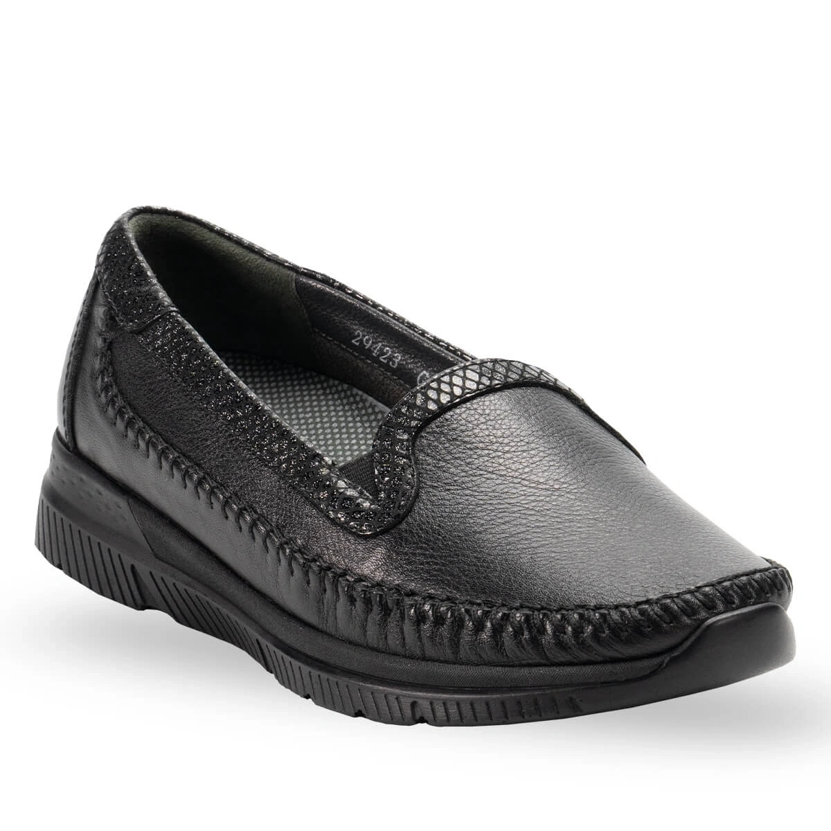 FORELLİ LADEN COMFORT KADIN AYAKKABI SİYAH