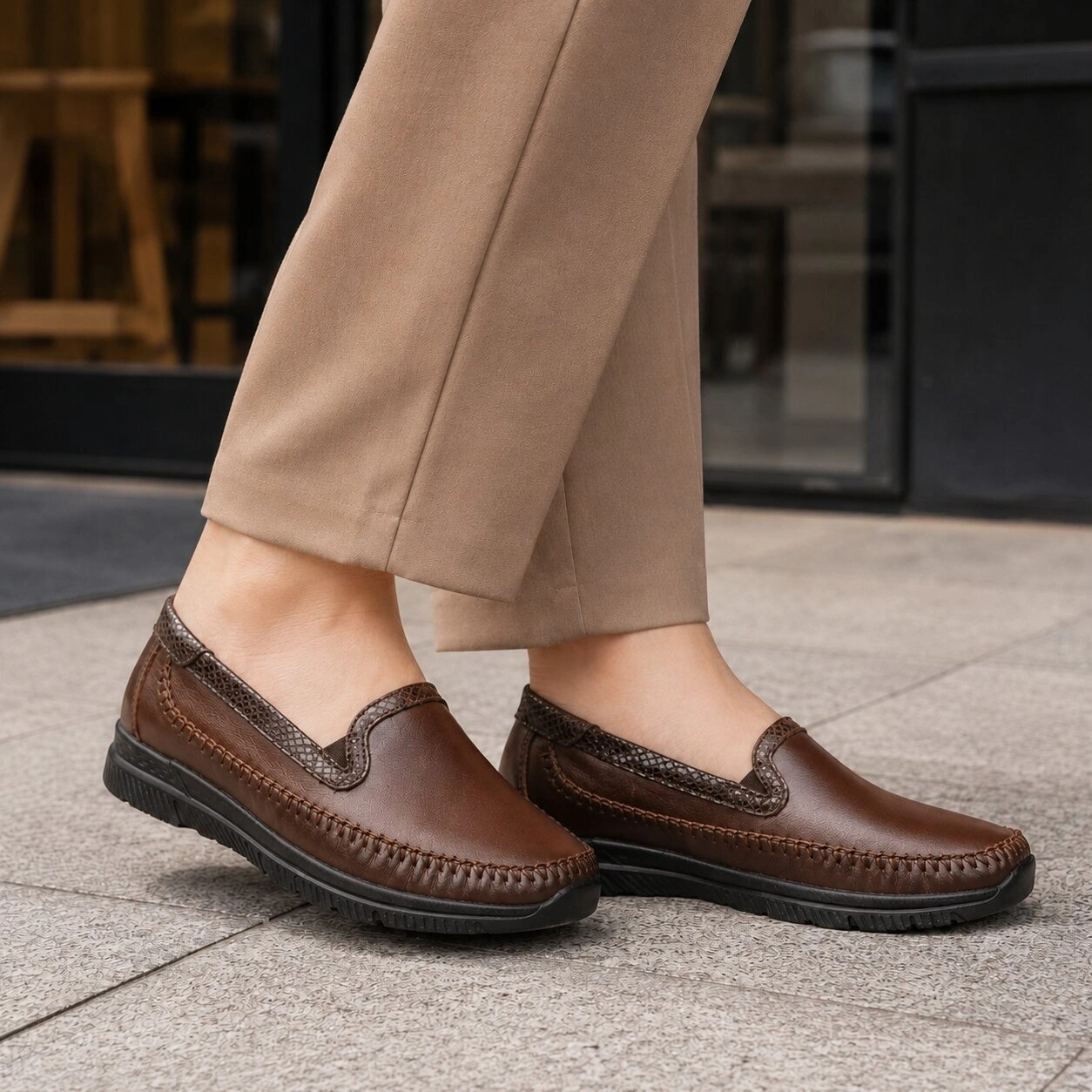FORELLİ LADEN COMFORT KADIN AYAKKABI TABA