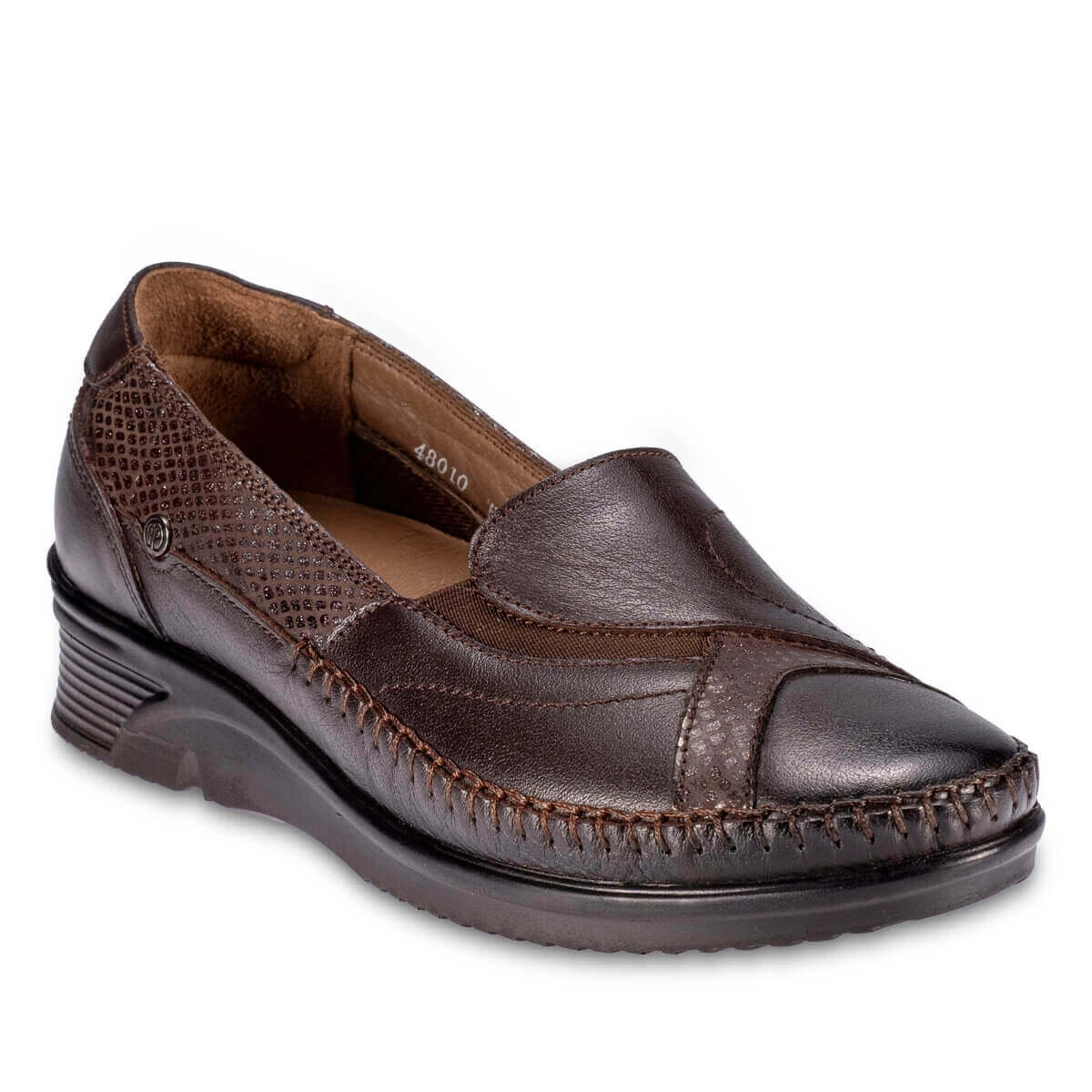 FORELLİ YONCA-H KADIN COMFORT DERİ AYAKKABI KAHVE