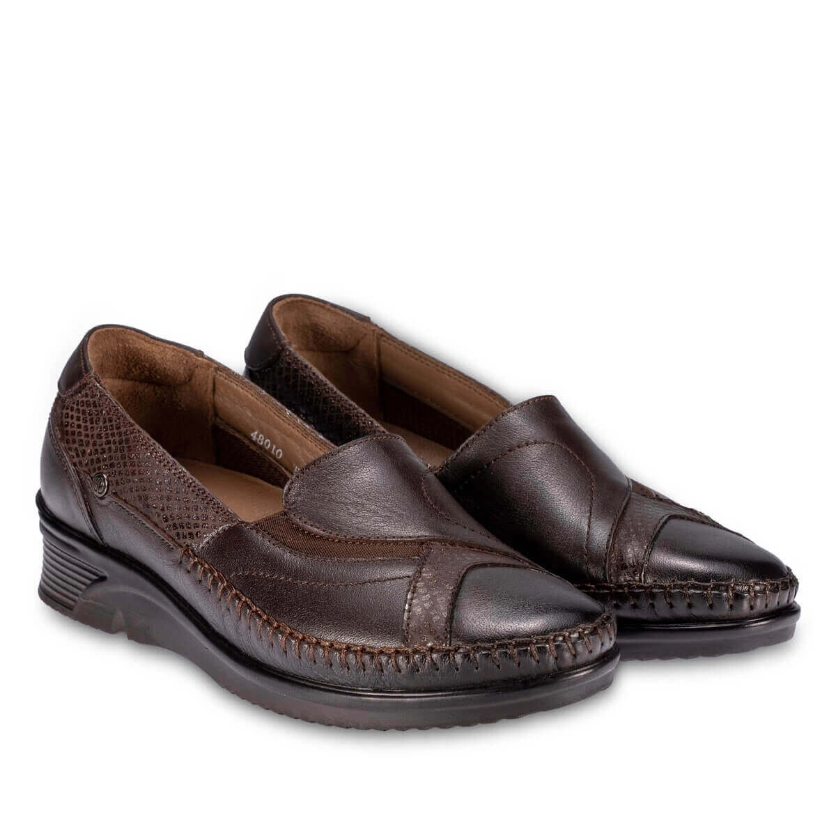 FORELLİ YONCA-H KADIN COMFORT DERİ AYAKKABI KAHVE