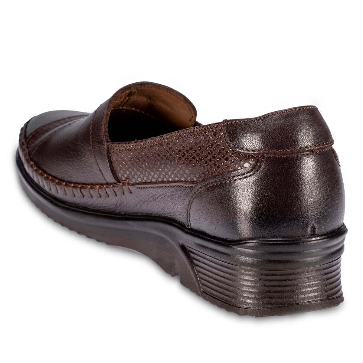 FORELLİ YONCA-H KADIN COMFORT DERİ AYAKKABI KAHVE