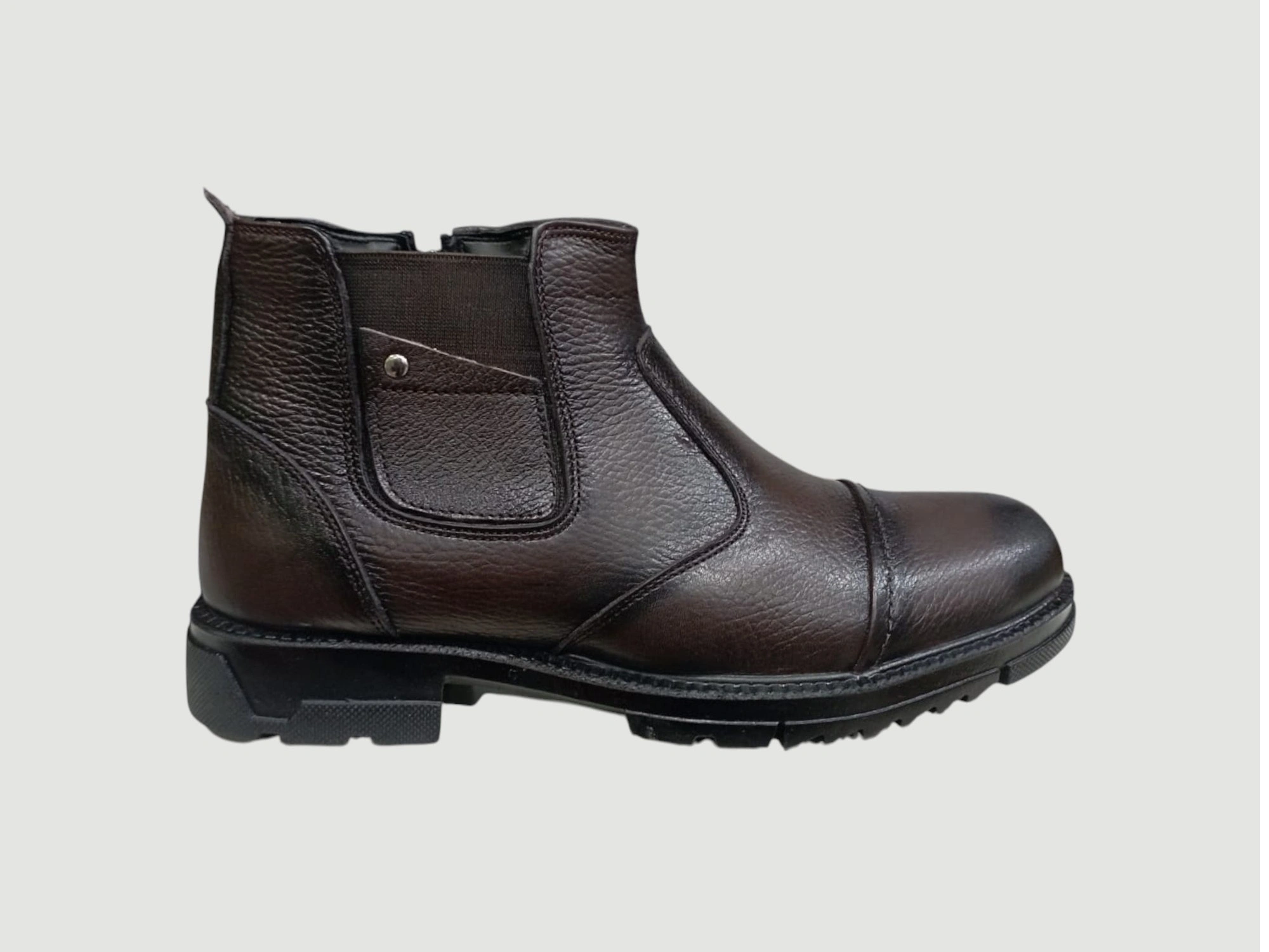 IŞIK AYAKKABI MK-100 ERKEK DERİ BOT KAHVE