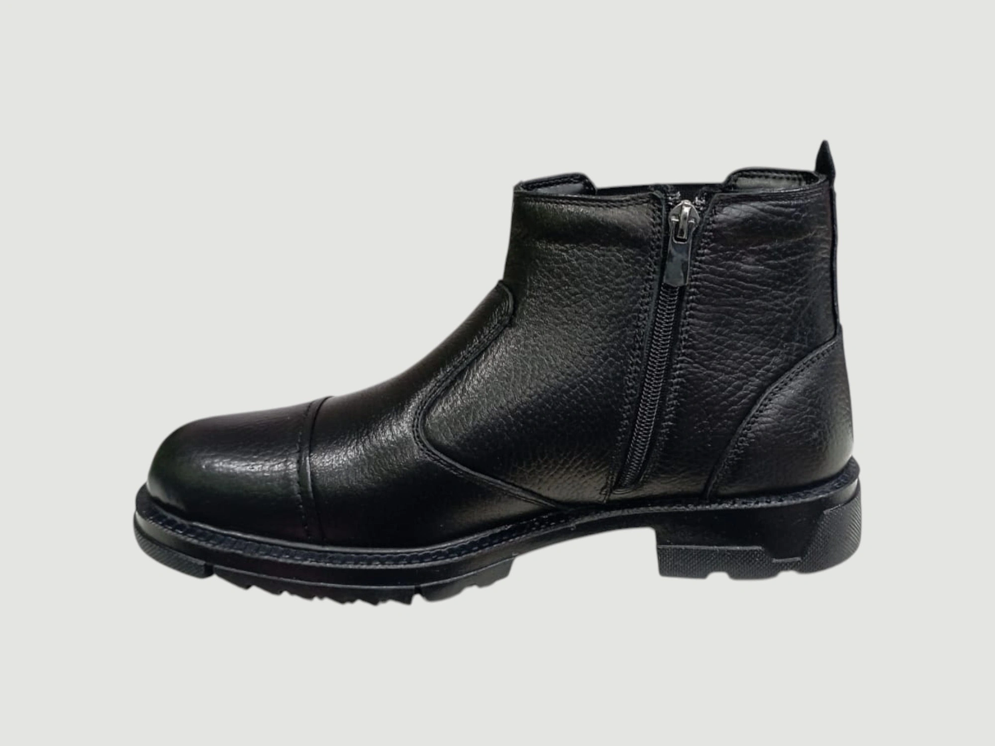 IŞIK AYAKKABI MK-100 ERKEK DERİ BOT SİYAH