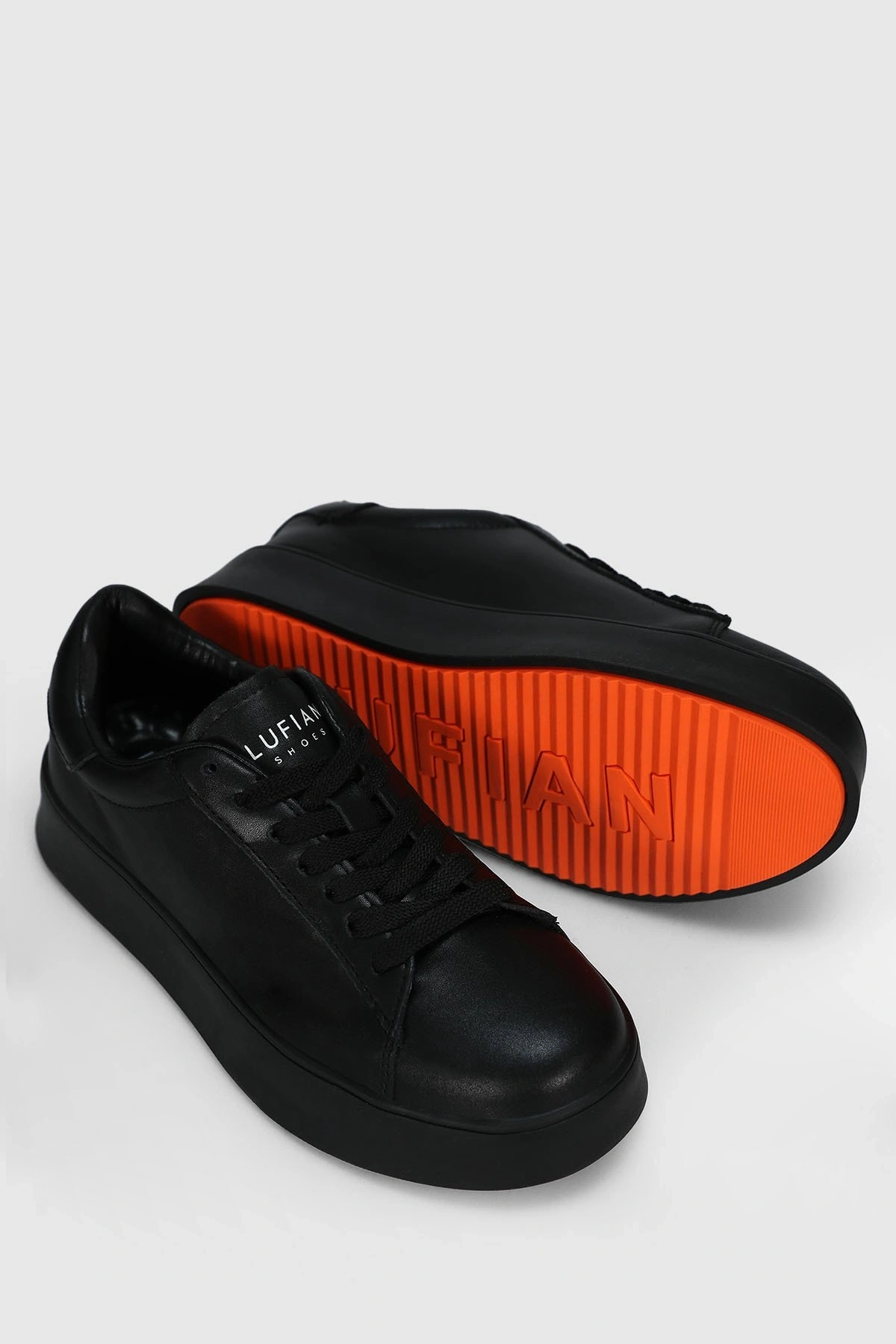 LUFIAN ADEL KADIN DERİ SNEAKER AYAKKABI SİYAH