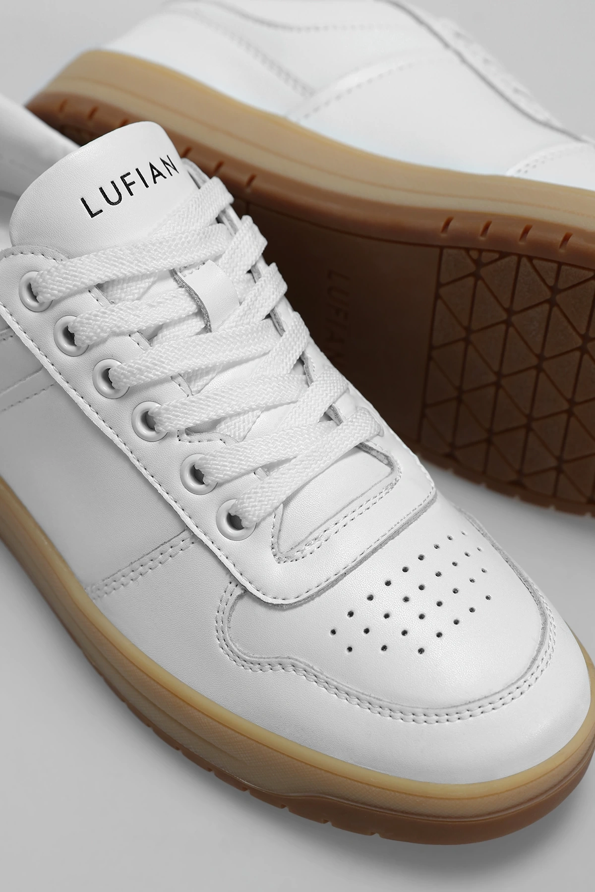 LUFIAN ALEXIS KADIN DERİ SNEAKER AYAKKABI BEYAZ