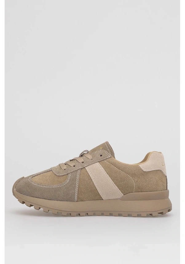 LUFIAN DORIS KADIN HAKİKİ DERİ GÜNLÜK SPOR AYAKKABI CAMEL