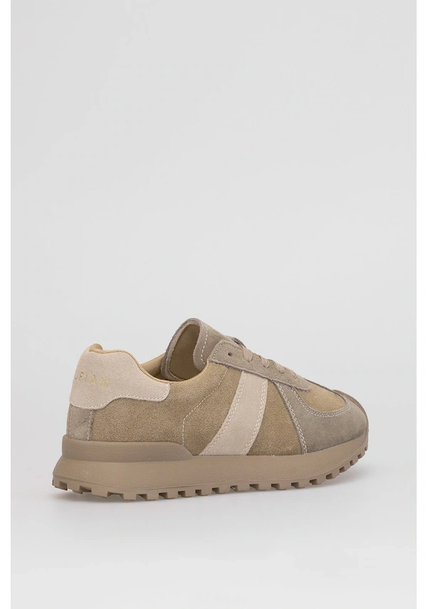 LUFIAN DORIS KADIN HAKİKİ DERİ GÜNLÜK SPOR AYAKKABI CAMEL