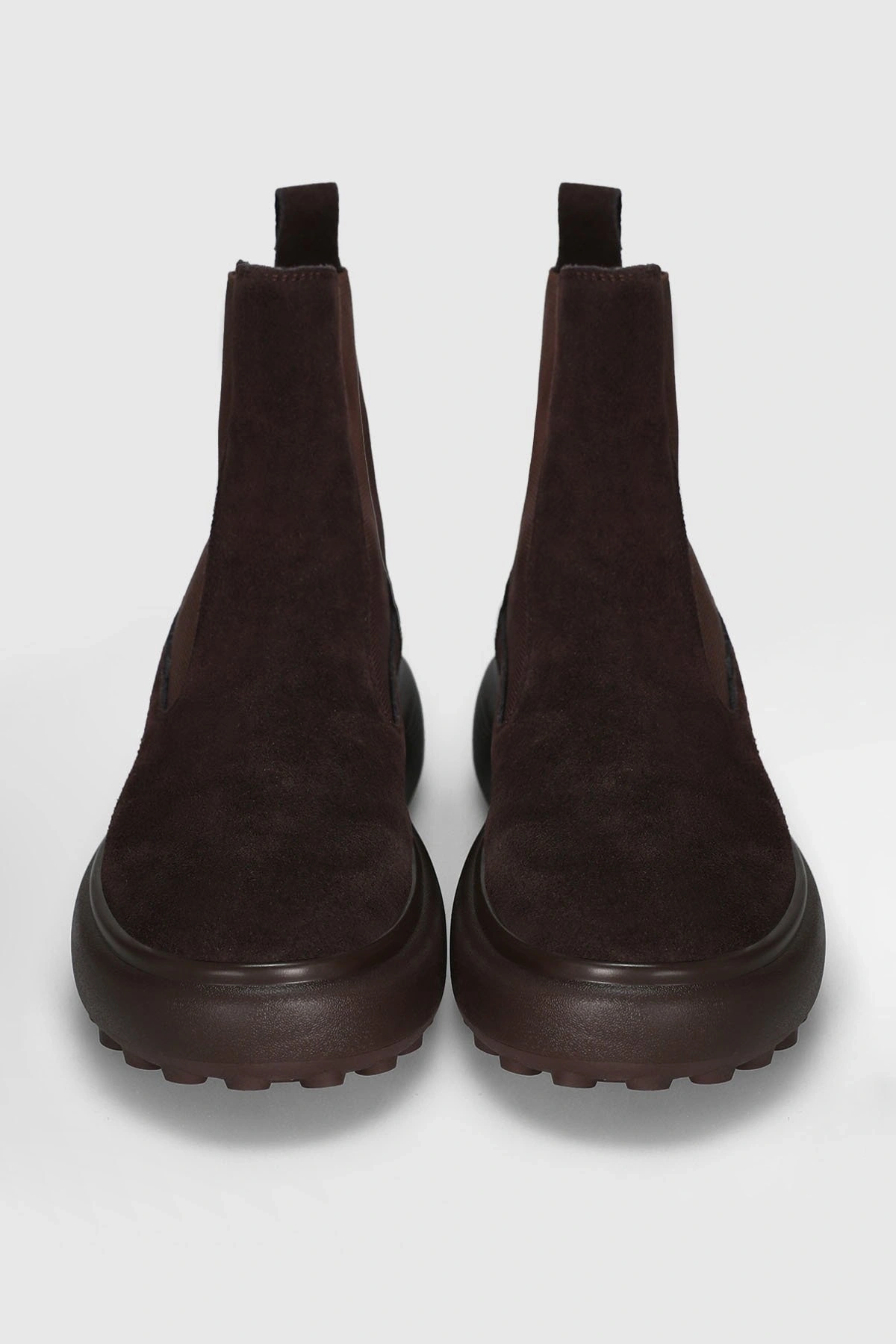 LUFIAN MONICA KADIN DERİ YANI LASTİKLİ BOT KAHVE