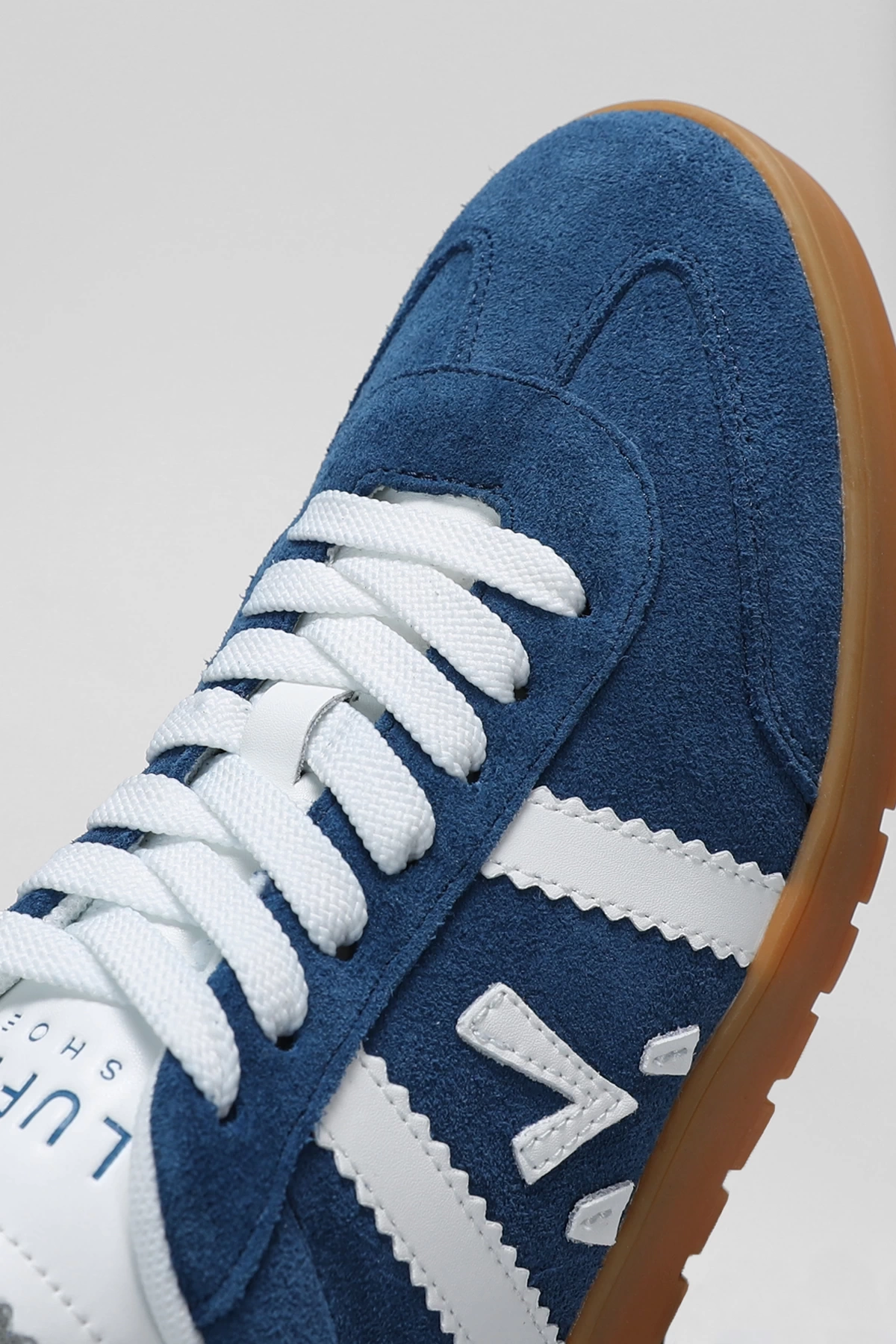 LUFIAN NELSON ERKEK DERİ GÜNLÜK SNEAKERS AYAKKABI LACİVERT