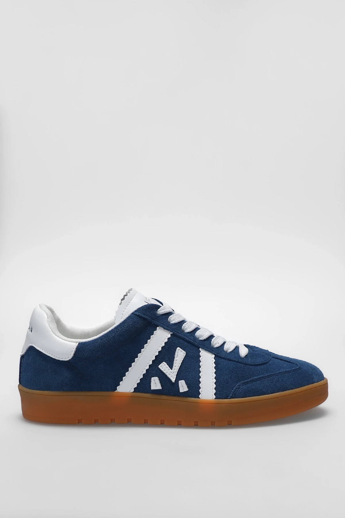 LUFIAN NELSON ERKEK DERİ GÜNLÜK SNEAKERS AYAKKABI LACİVERT