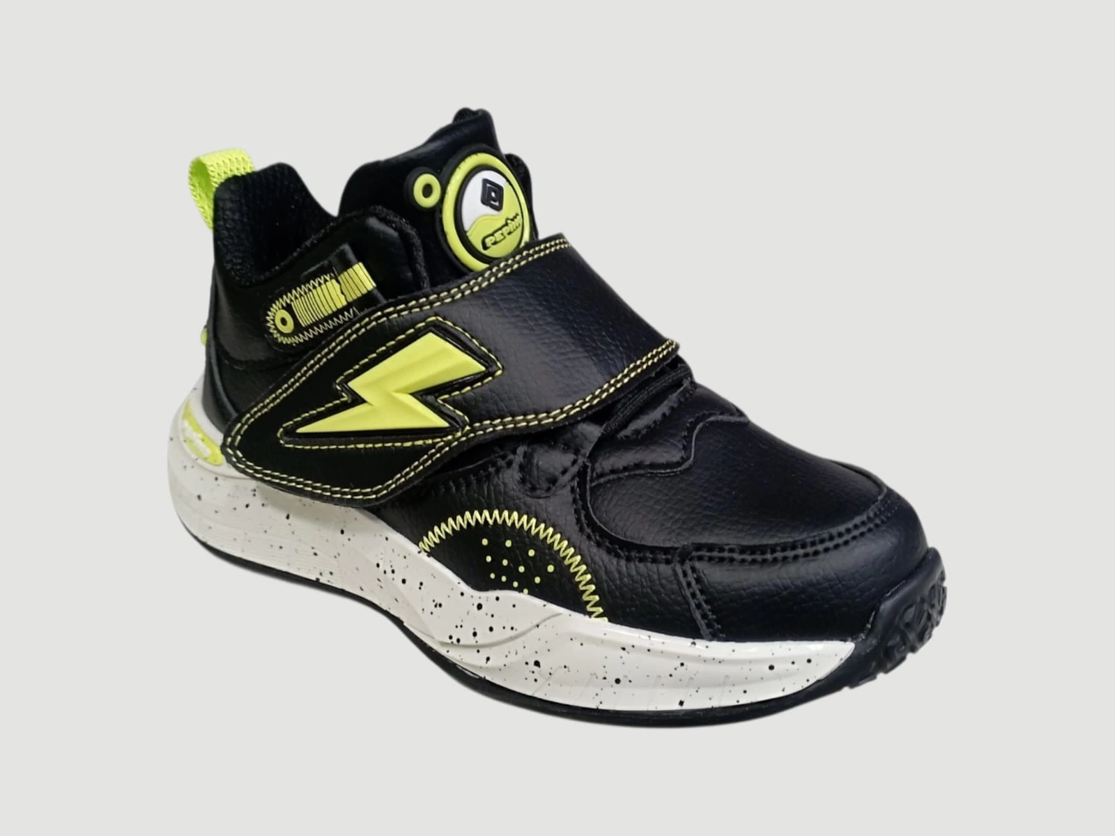 PEPİNO FK25-1828 FİLET ORTOPEDİ SPOR AYAKKABI SİYAH FOSFOR SARI