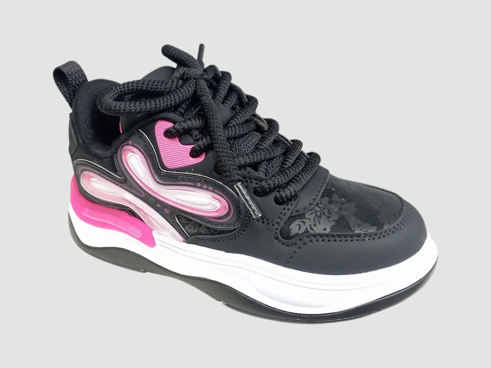 PEPİNO FK25-1990 FİLET ORTOPEDİ SPOR AYAKKABI SİYAH FUŞYA