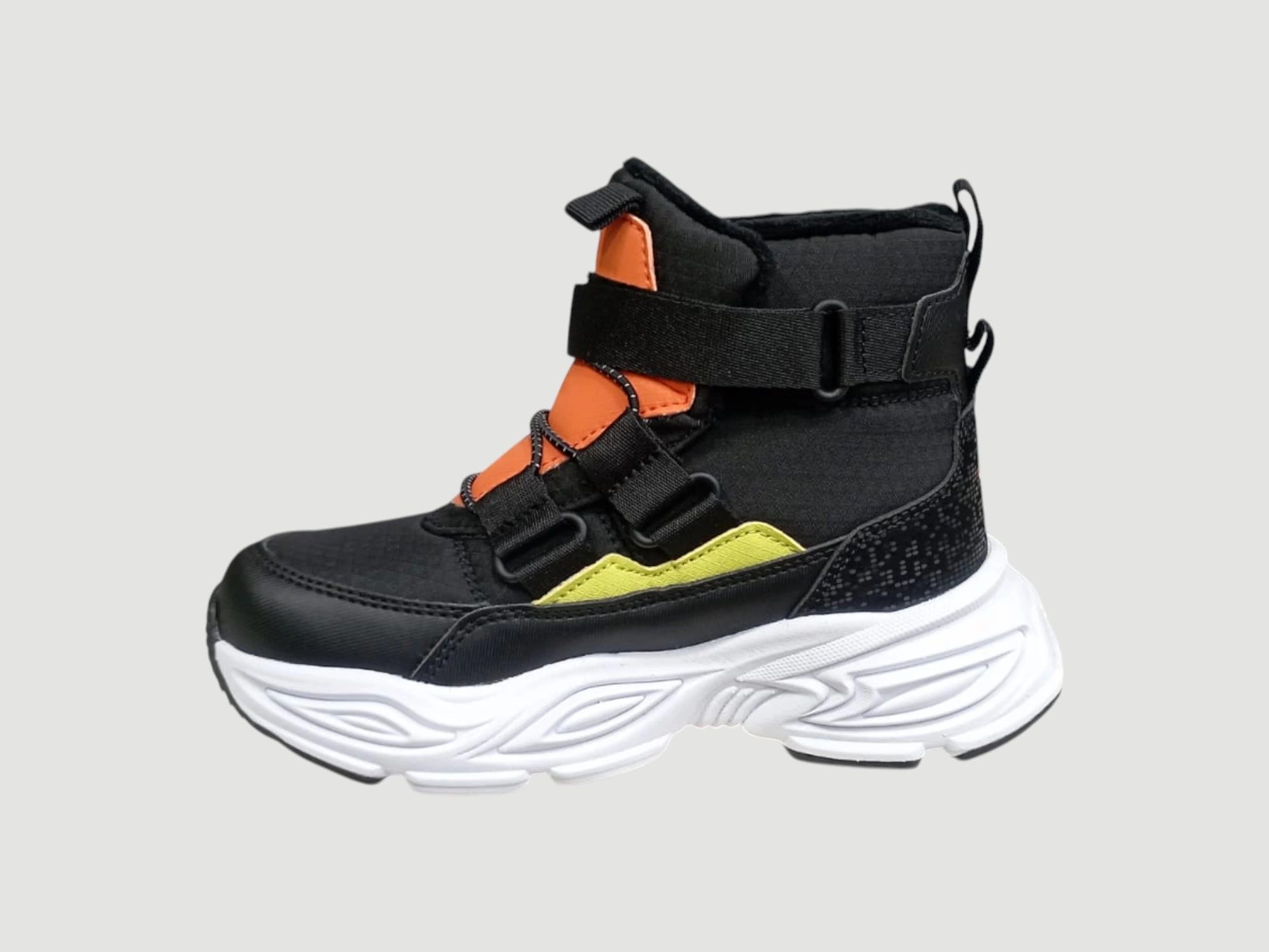 PEPİNO FK25-2087 FİLET ORTOPEDİ KAR BOTU SİYAH FOSFOR SARI