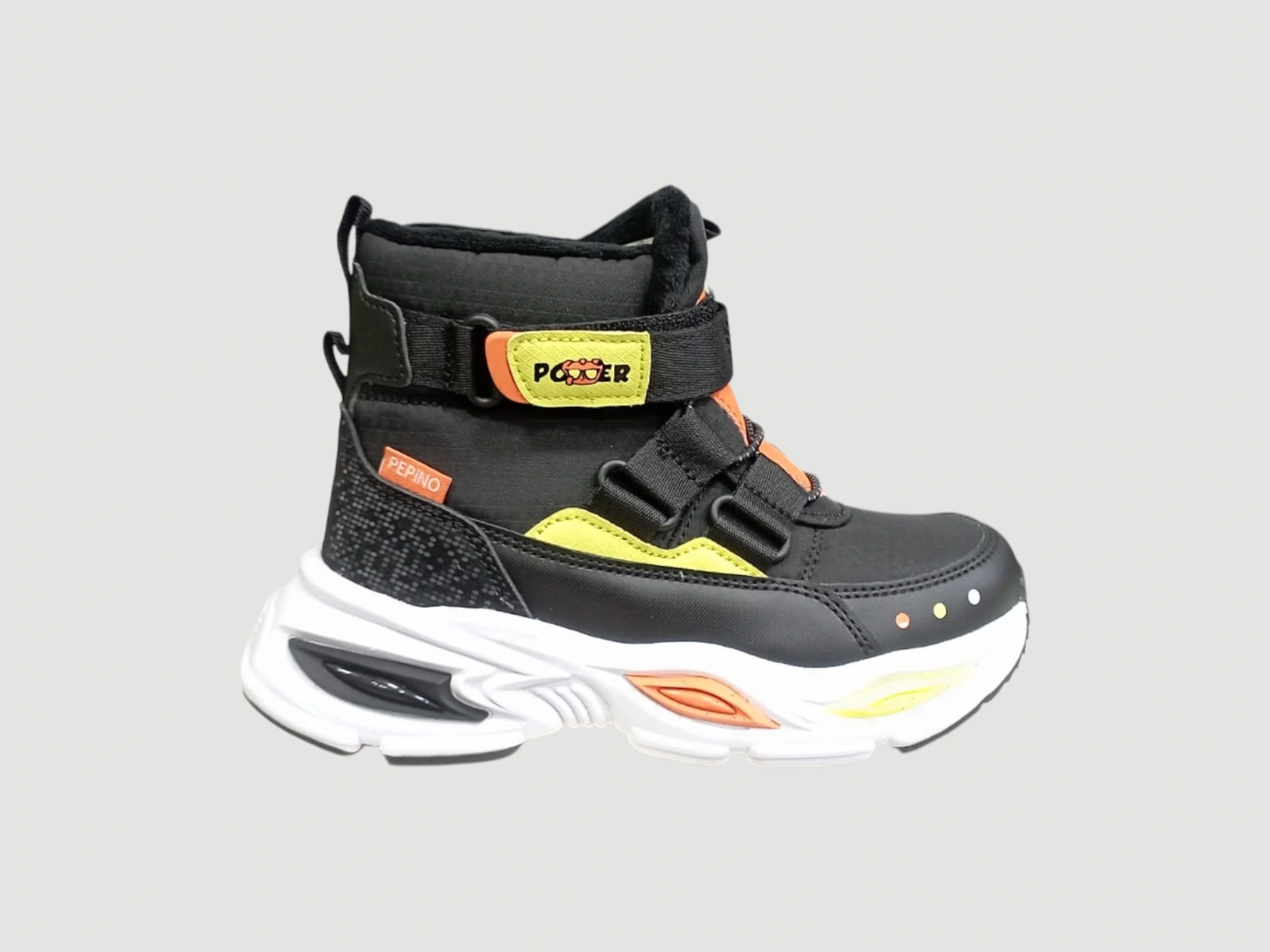 PEPİNO FK25-2087 FİLET ORTOPEDİ KAR BOTU SİYAH FOSFOR SARI