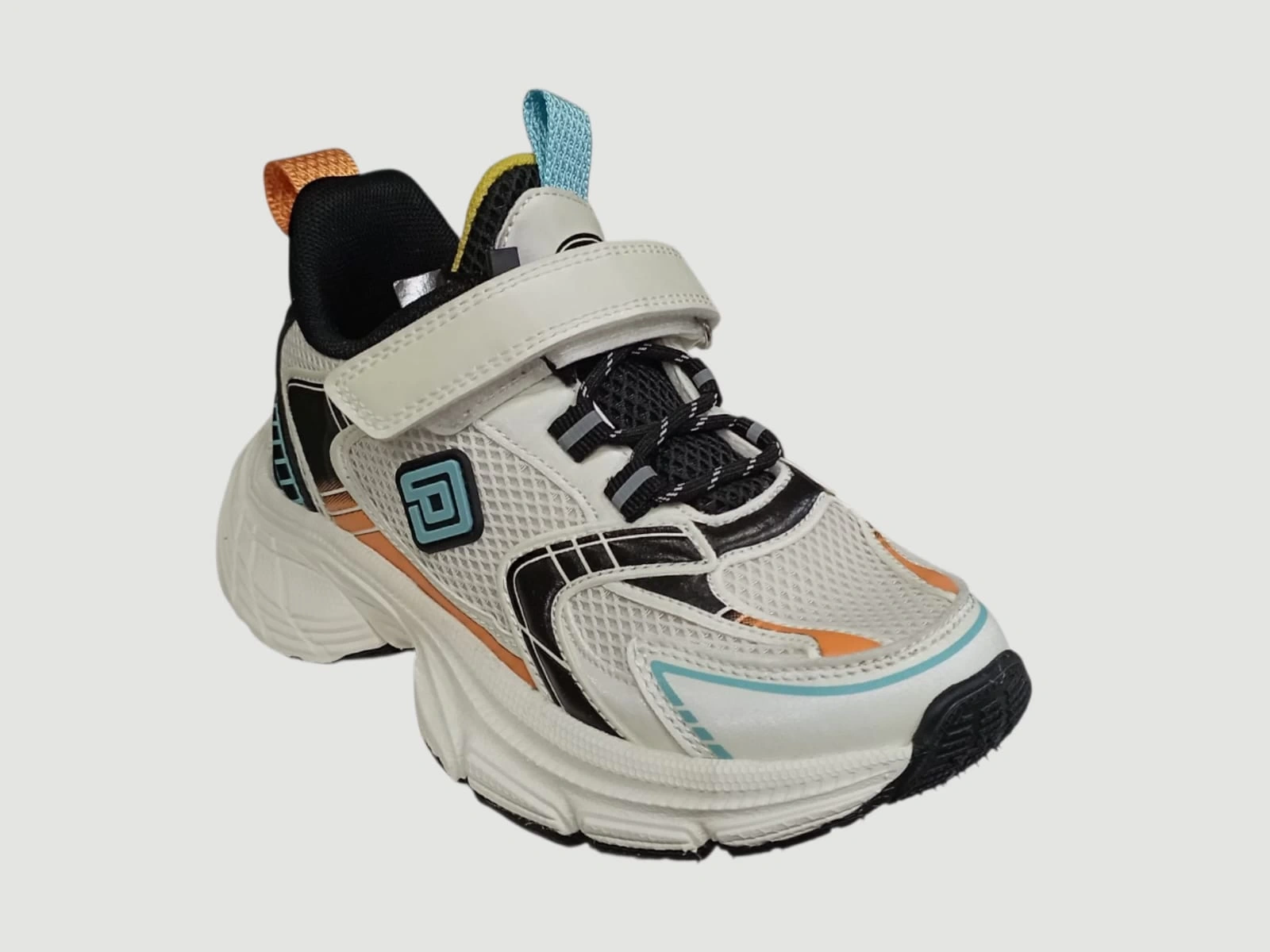 PEPİNO FY25-1961 FİLET ORTOPEDİ SPOR AYAKKABI KREM SİYAH