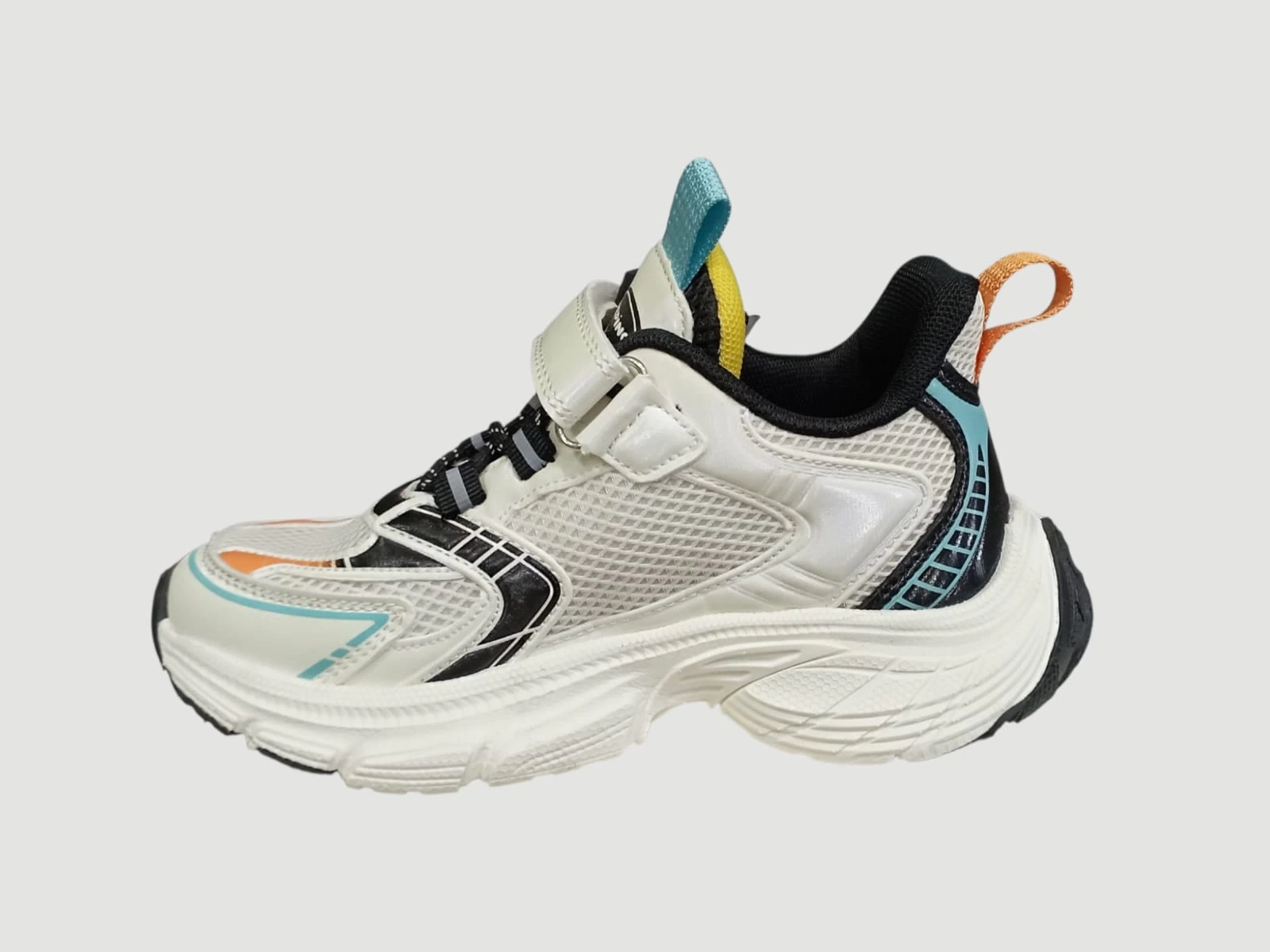 PEPİNO FY25-1961 FİLET ORTOPEDİ SPOR AYAKKABI KREM SİYAH