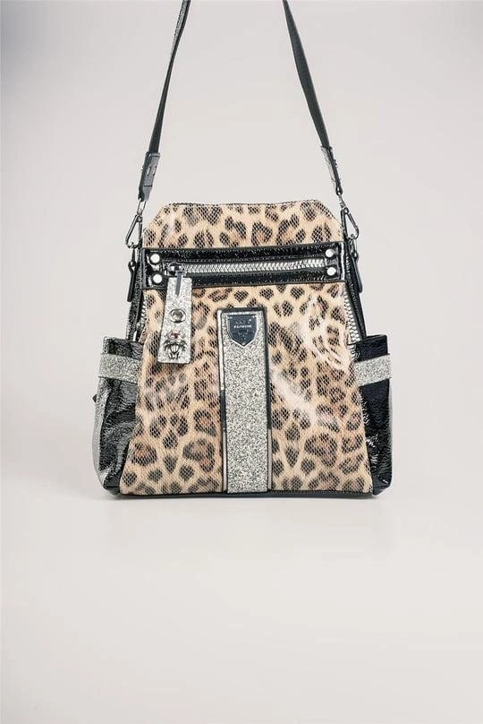Poge Leopar Cilt Kol Ve Sırt Çantası