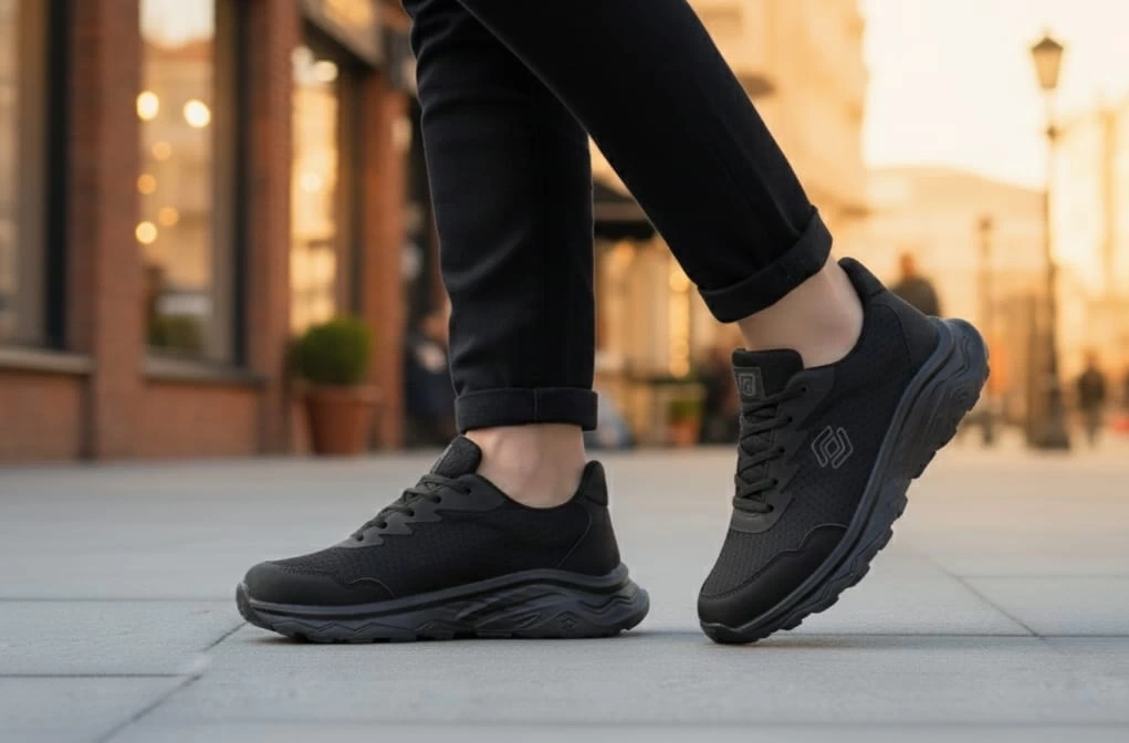 SCOOTER M2017TS DERİ ERKEK GÜNLÜK AYAKKABI SİYAH