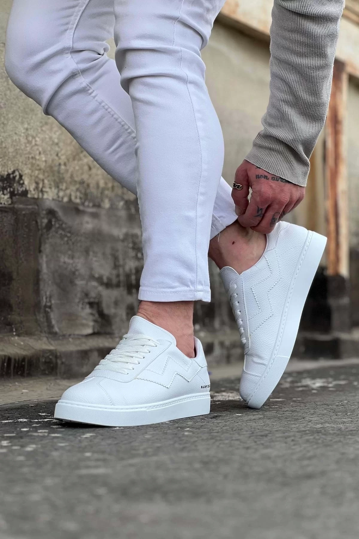 WG160 Beyaz Erkek Casual Ayakkabı
