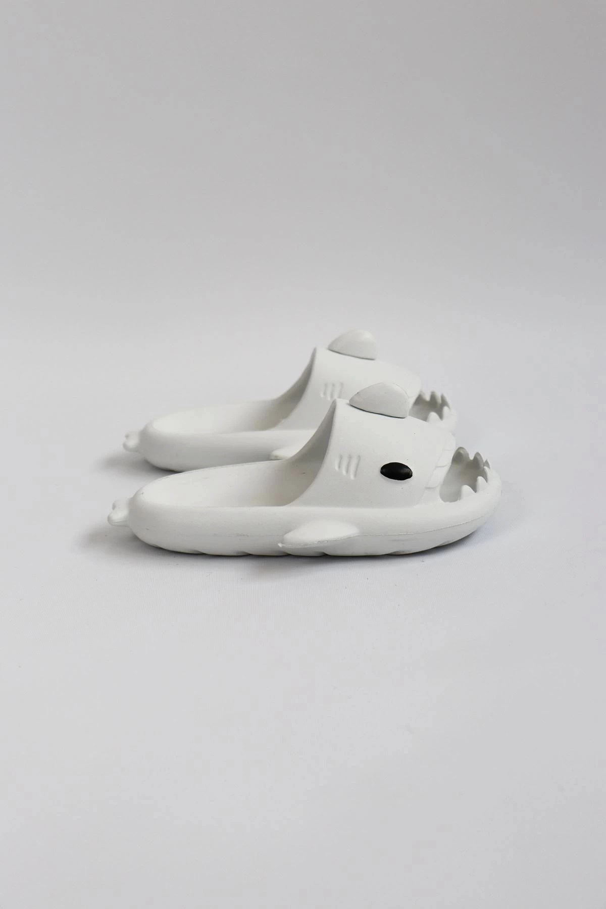WG500 Köpekbalığı Beyaz Unisex Tam Ortopedik Terlik Shark Slides