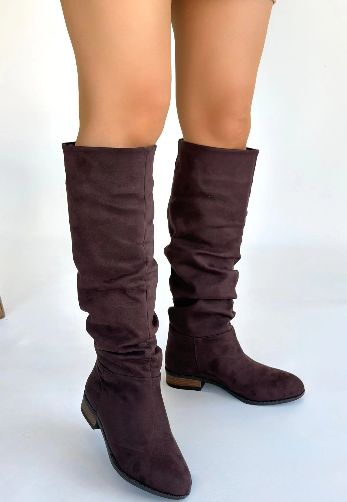 Winda Kahverengi Süet Körüklü Çizme