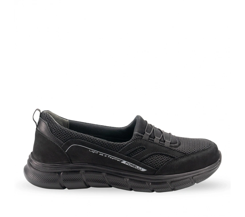 FORELLİ FEMME-G KADIN COMFORT SPOR BABET AYAKKABI SİYAH