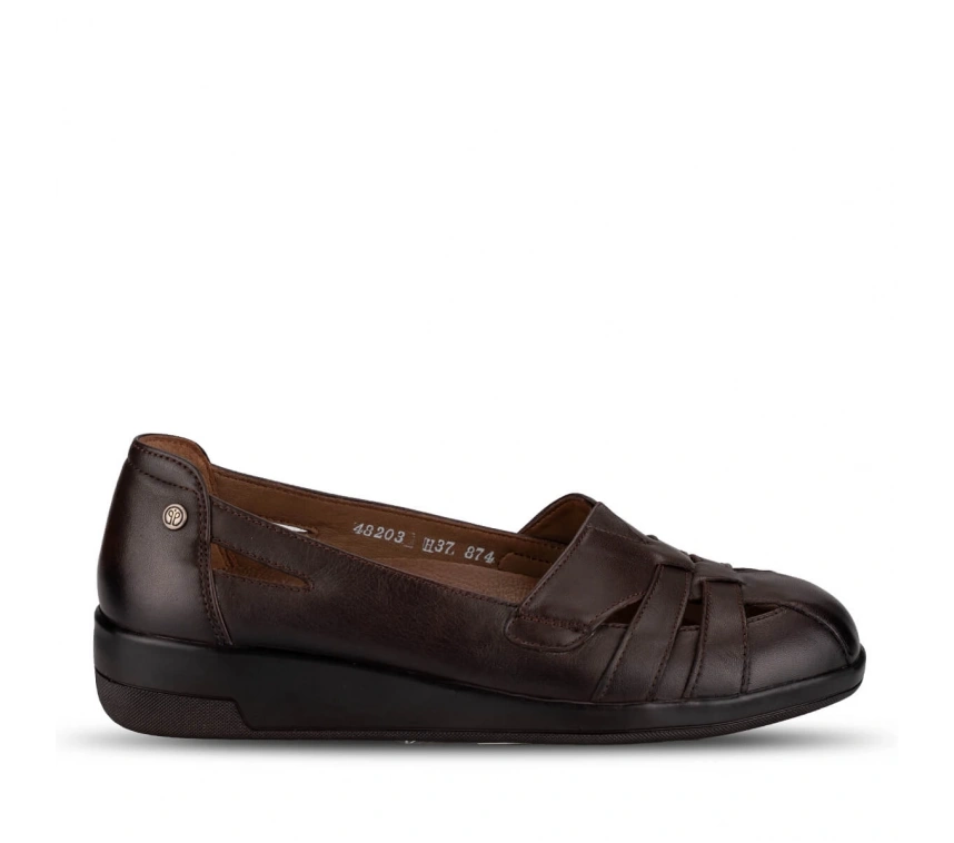 FORELLİ VANESA-H KADIN DERİ COMFORT AYAKKABI KAHVE