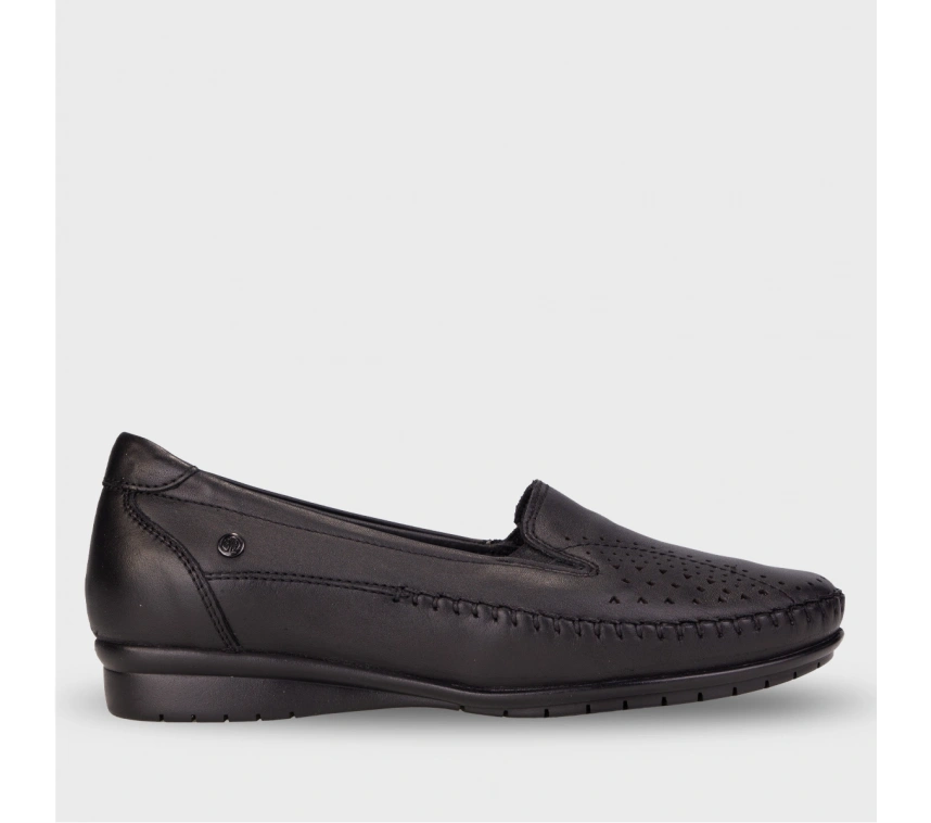 FORELLİ TERESA-G KADIN DERİ COMFORT AYAKKABI SİYAH