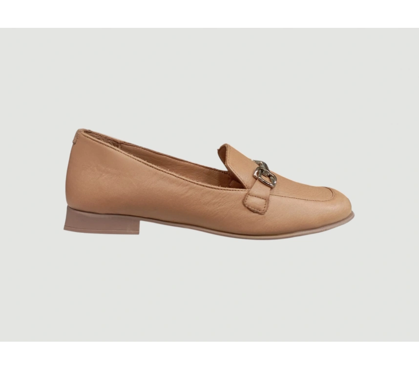 ALBİNİ 25Y100779 KADIN DERİ BABET AYAKKABI TABA