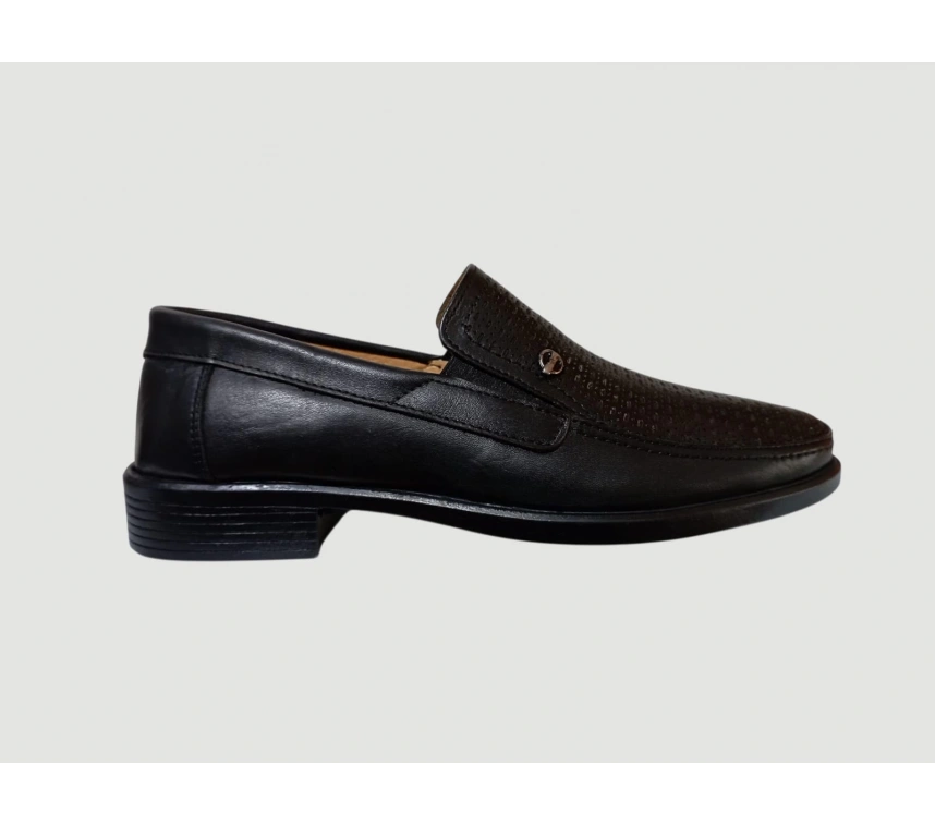 BİCANS B-1166-L ERKEK DERİ LAZER BASKILI COMFORT AYAKKABI
