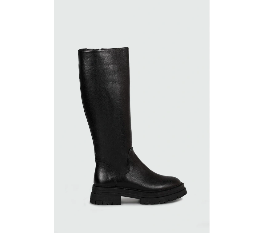 CASTLE BLACK CB-25900-1 KADIN DERİ ÇİZME SİYAH
