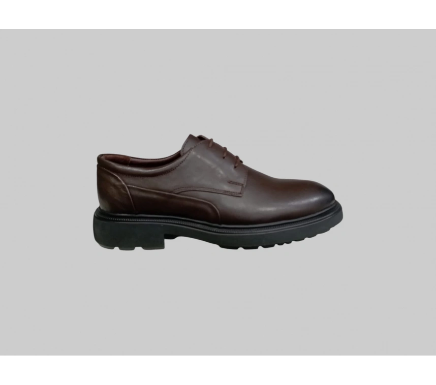 CASTLE BLACK CB-31283-1 ERKEK HAKİKİ DERİ KLASİK AYAKKABI KAHVE