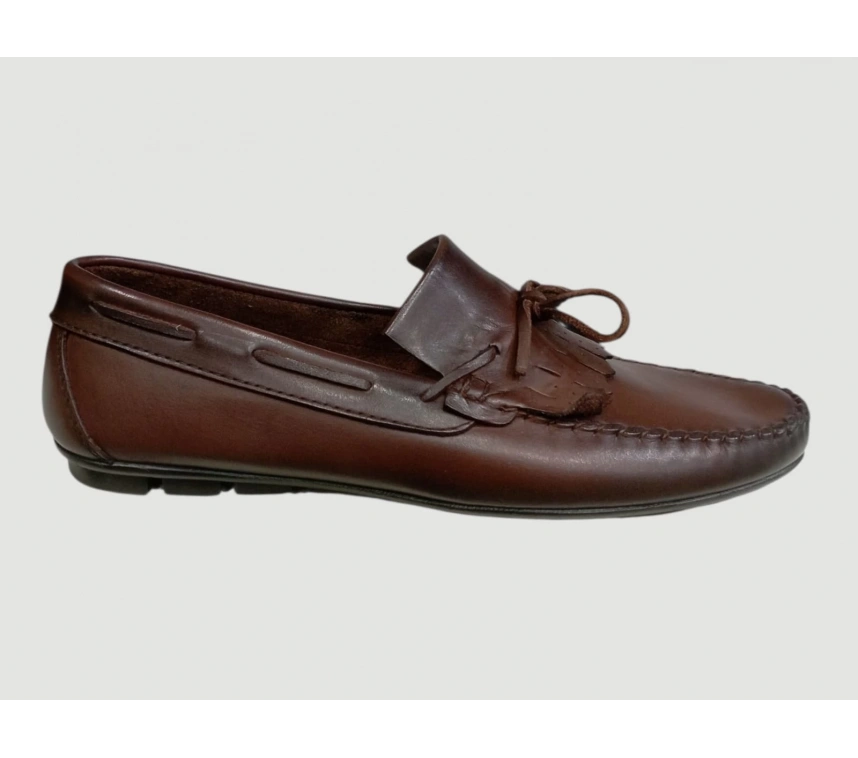 ELLA E-1029 İPLİ PÜSKÜLLÜ LOAFER AYAKKABI