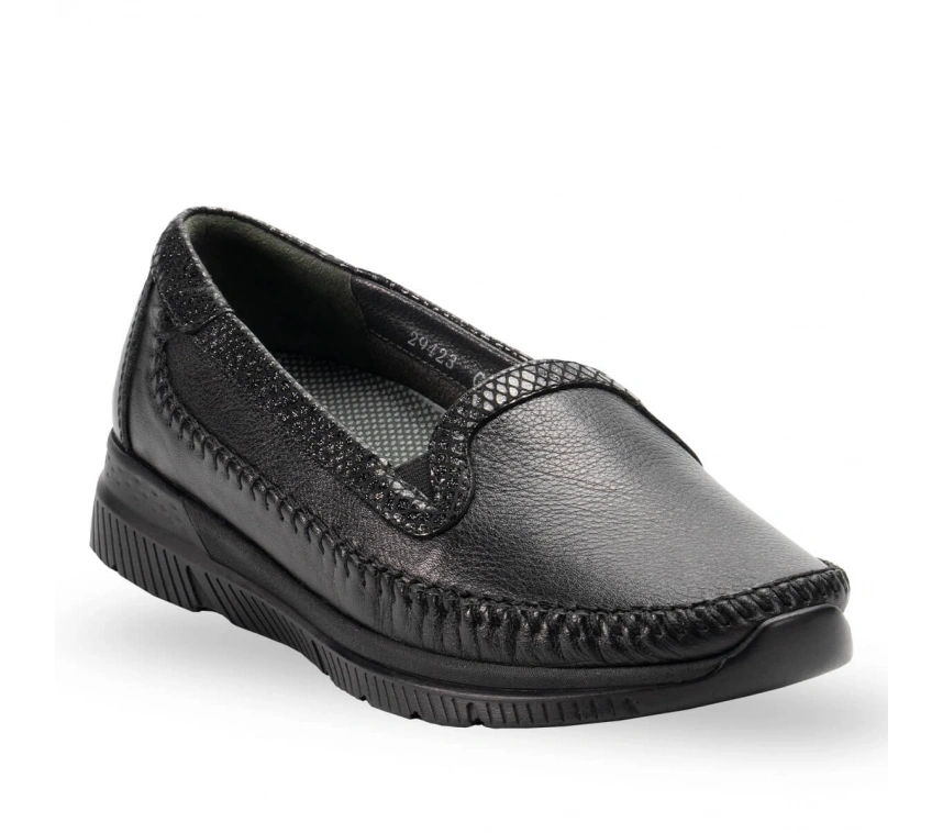 FORELLİ LADEN COMFORT KADIN AYAKKABI SİYAH