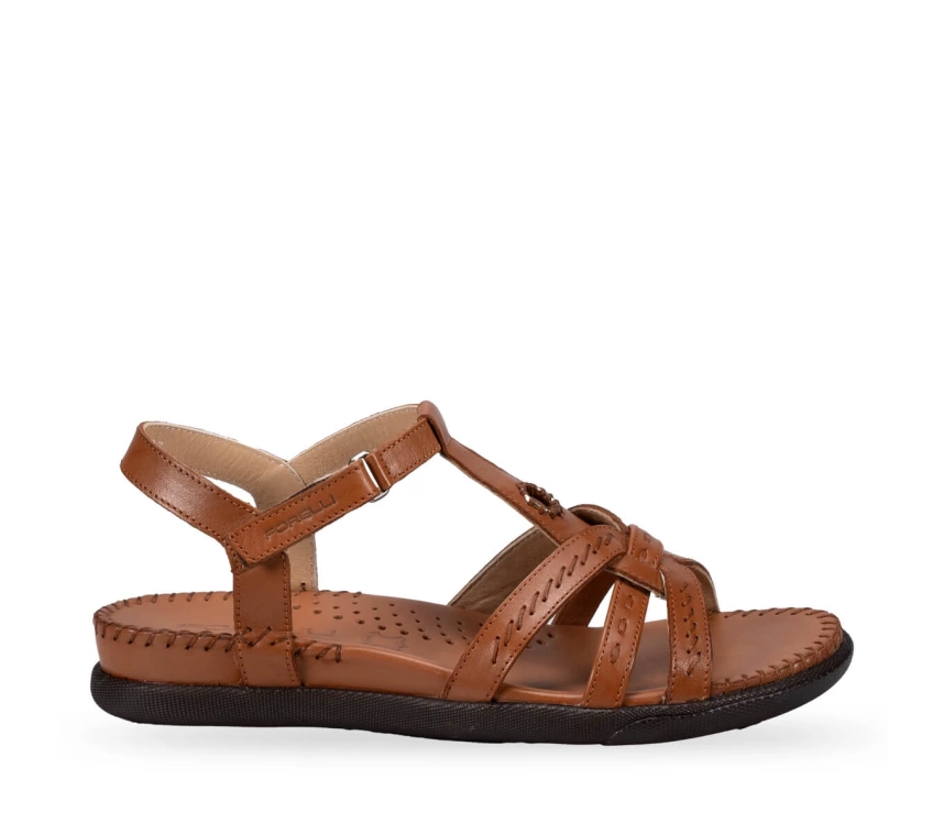 FORELLİ LUPIN-G KADIN COMFORT SANDALET TABA