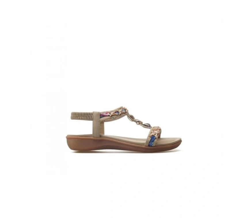 GUJA 25Y150-11 KADIN SANDALET BEJ
