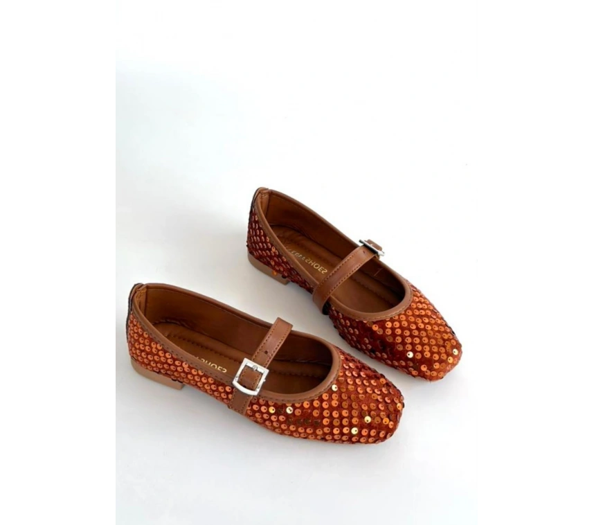 Moden Taba Süet Babae Ayakkabı